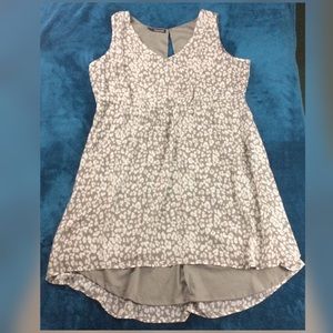 Maurice's plus 2x grey white animal print dress